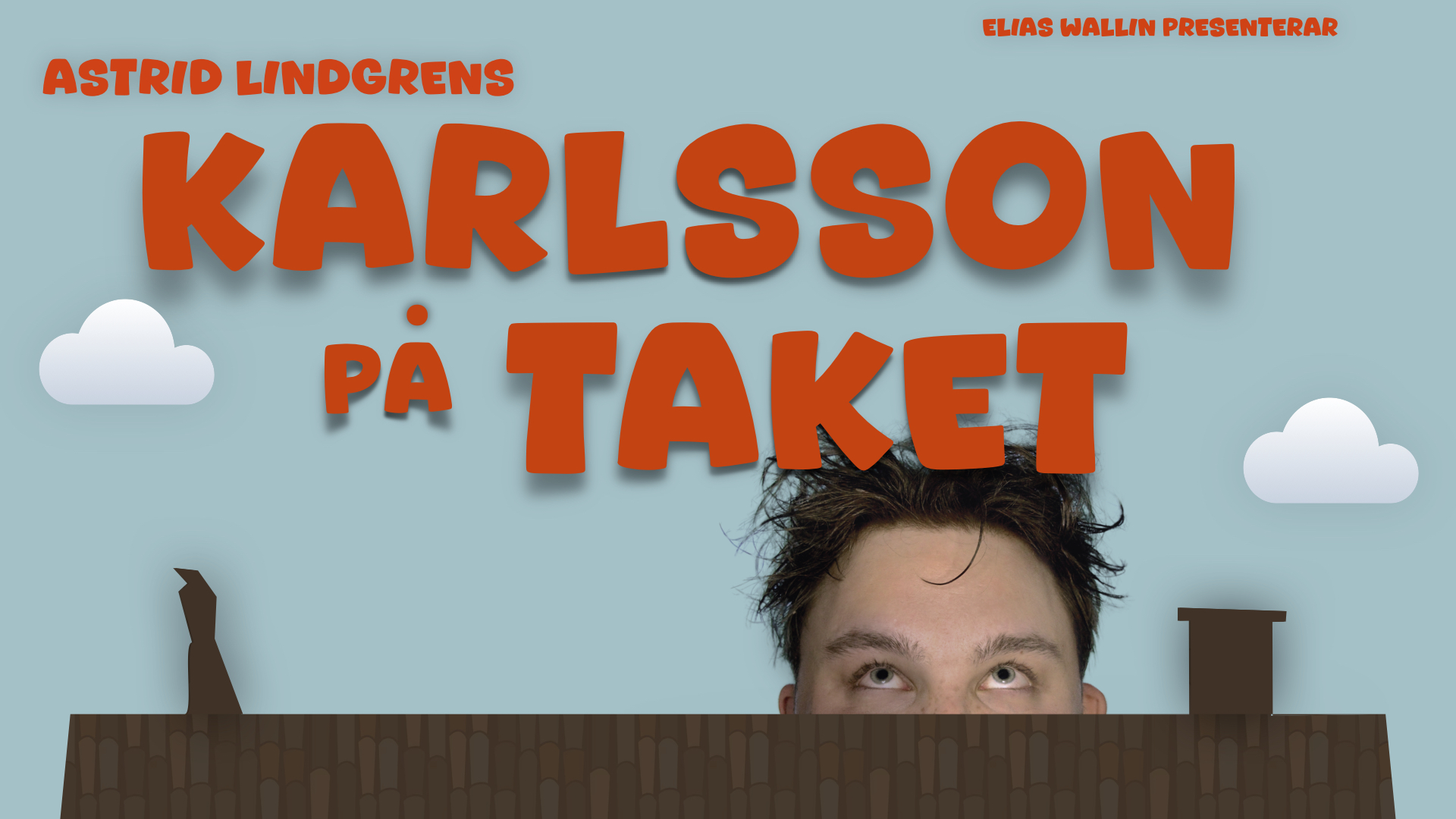 Affisch med texten